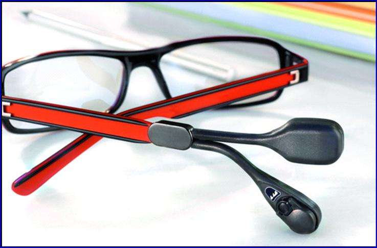 骨导眼镜式助听器